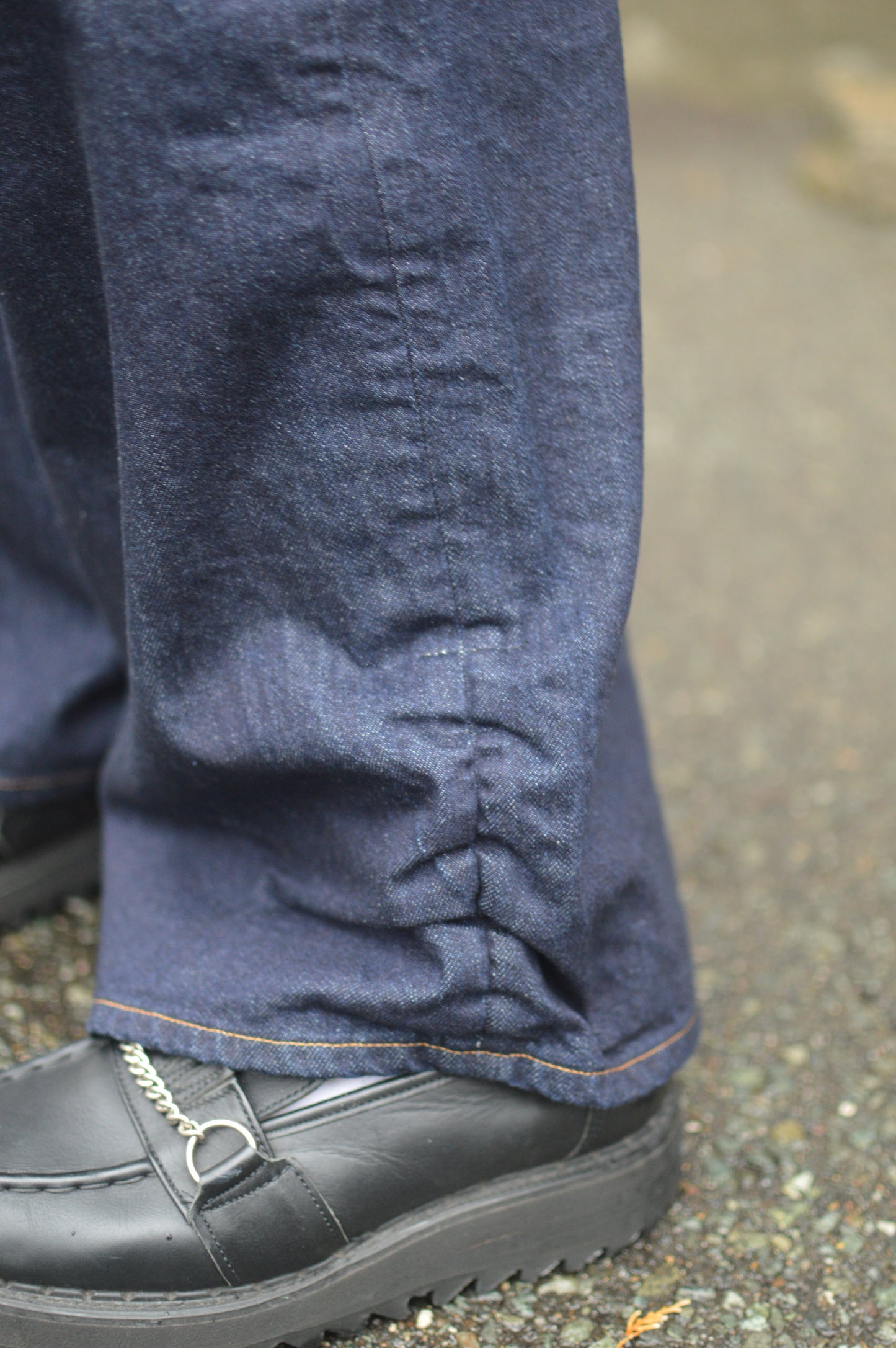 FRESH MAN DENIM WIDE PANTS"OW" INDIGO