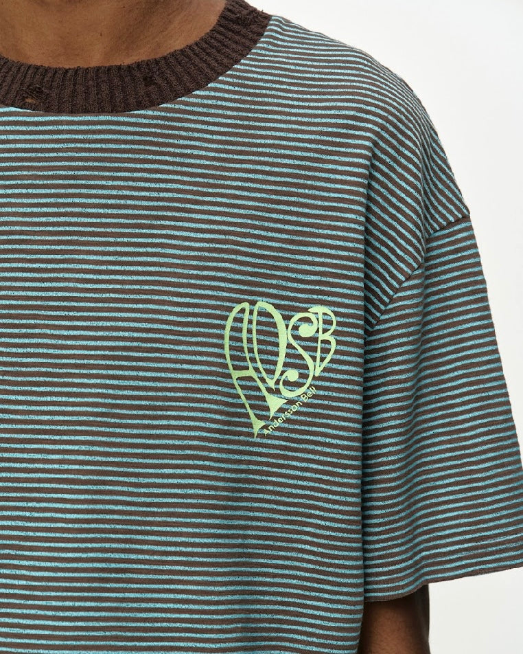 ADSB /HEART LOGO T CHOCO MINT