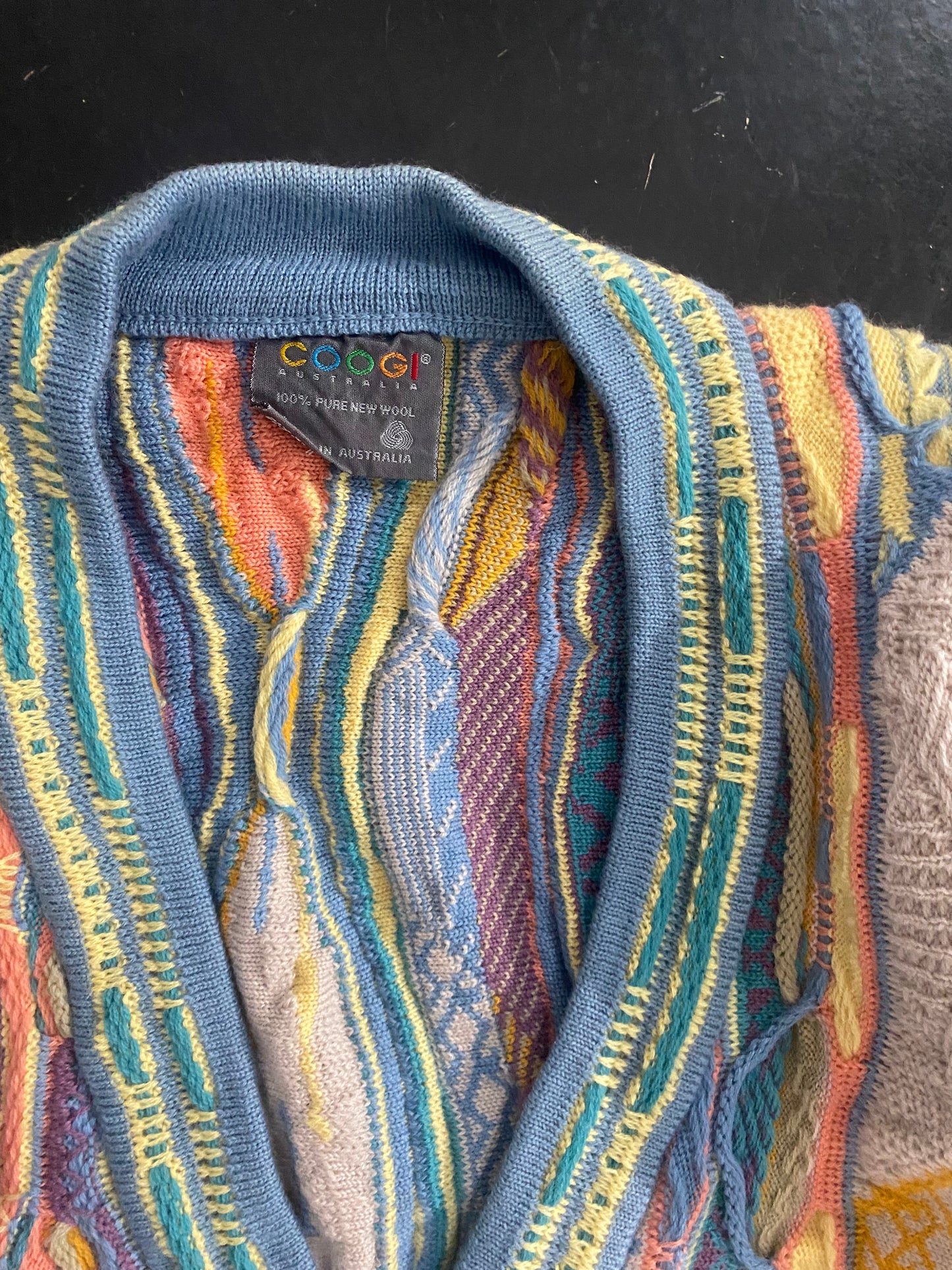 90s COOGI 3D design knit