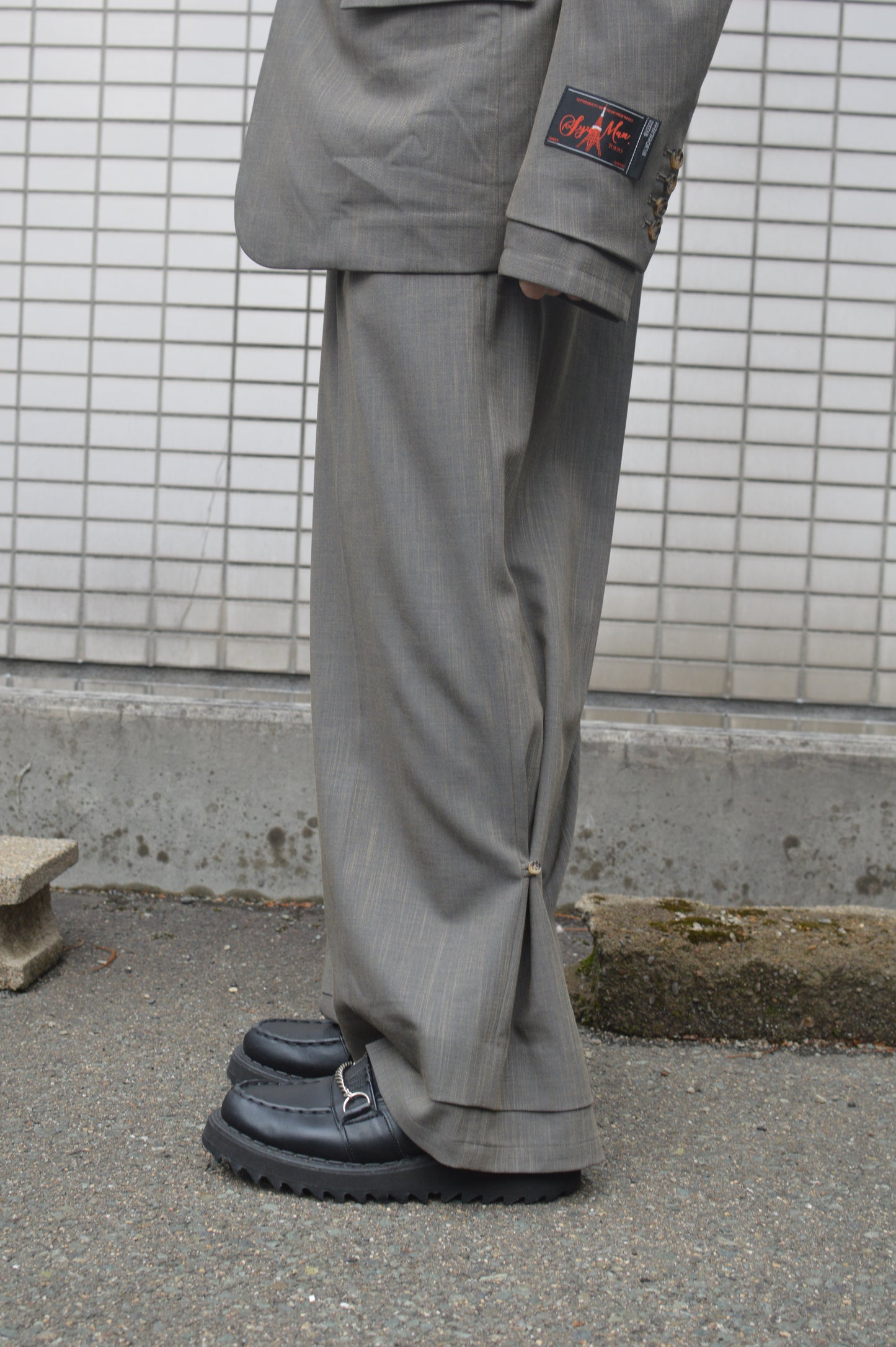 SYUMAN.Nu suit trousers Gray