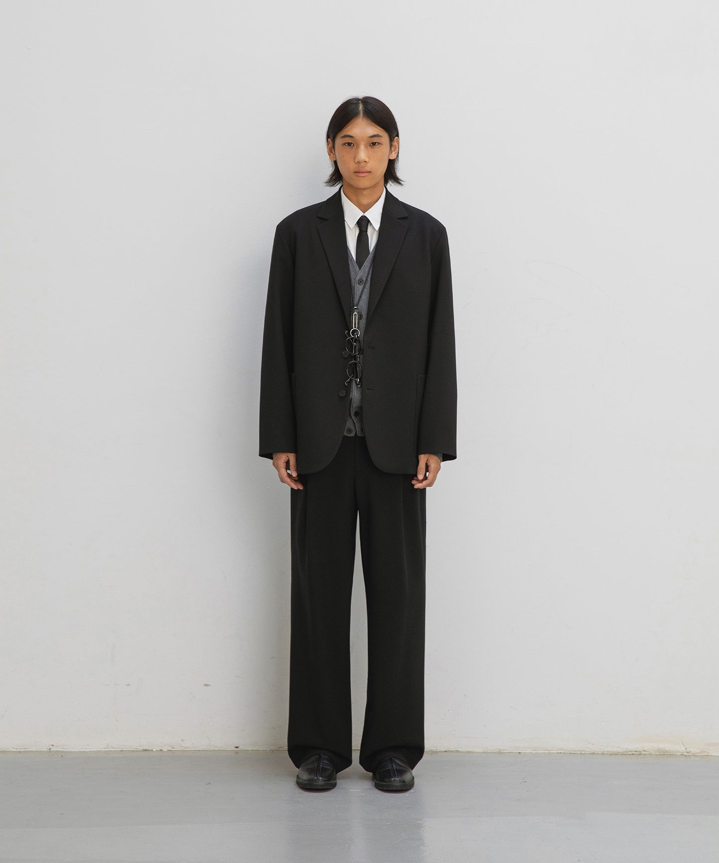 ANOTHER OFFICE Habana Banded Slacks BLACK