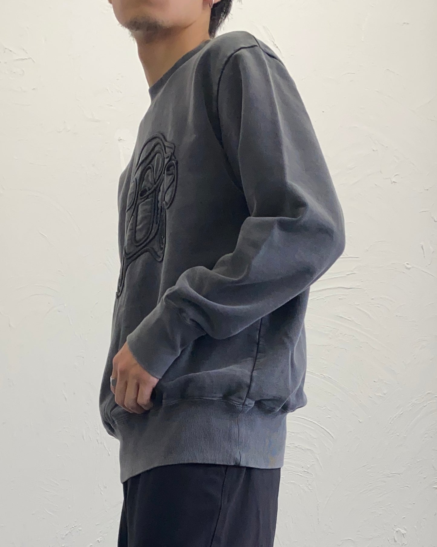 fluss / old car sweat shirts (grey)