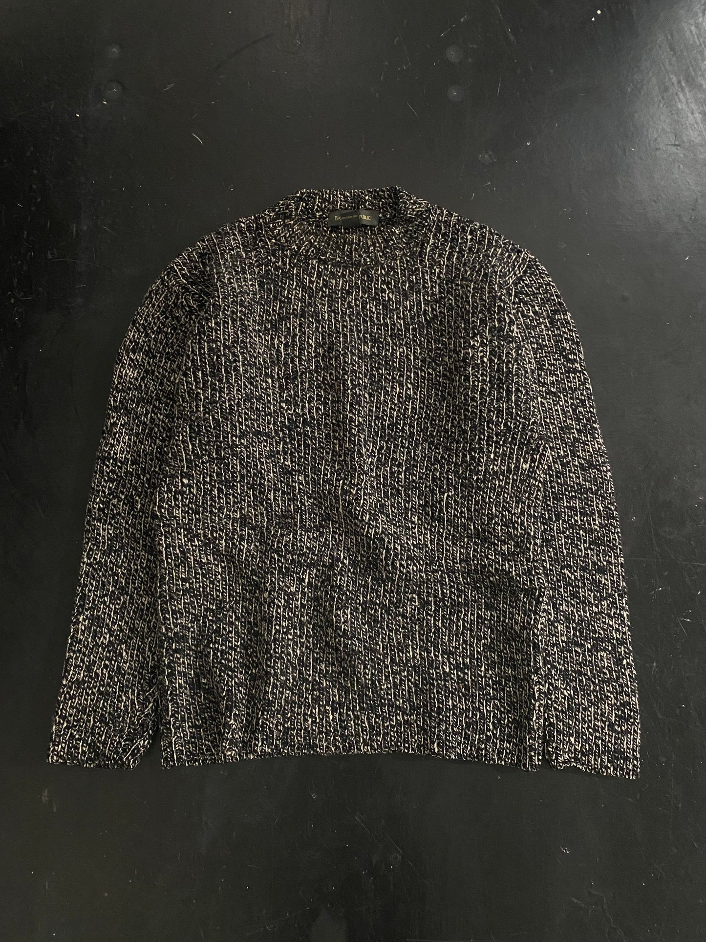 00s BANANA REPUBLIC merino wool melange knit