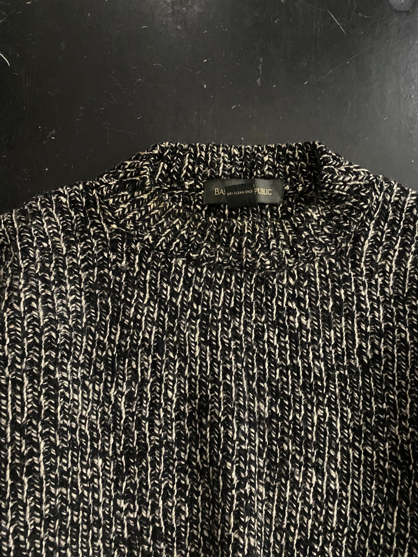 00s BANANA REPUBLIC merino wool melange knit