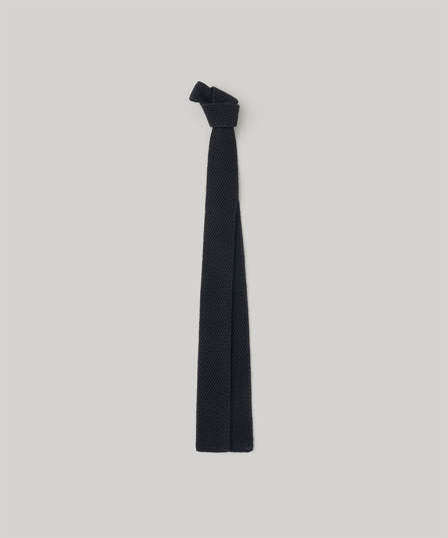 ANOTHER OFFICE  Tourist Knit Tie BLACK