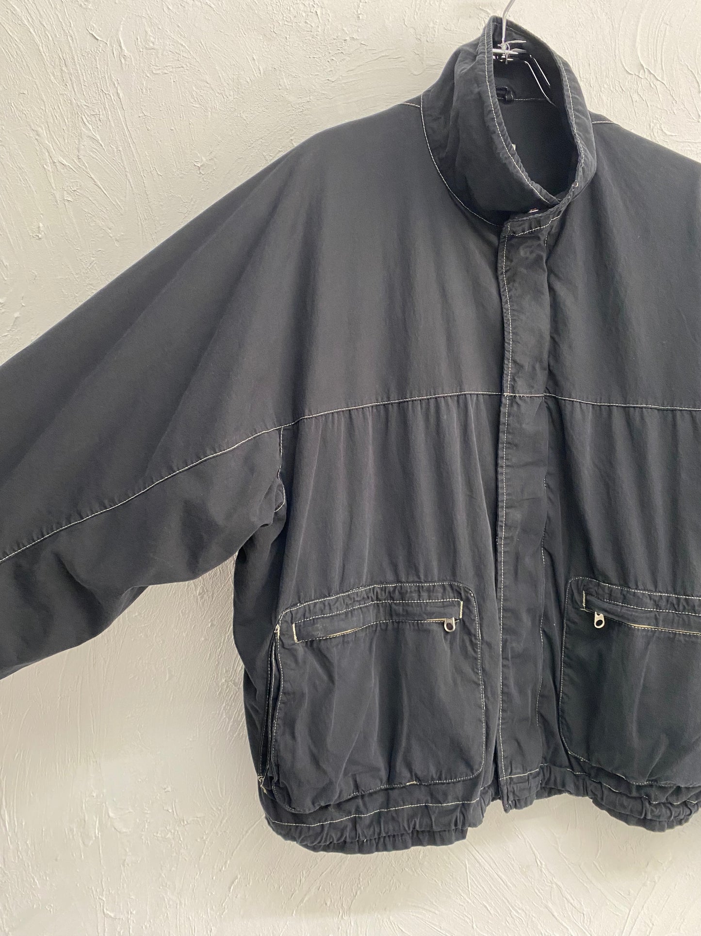 GAP stitch stand collar blouson