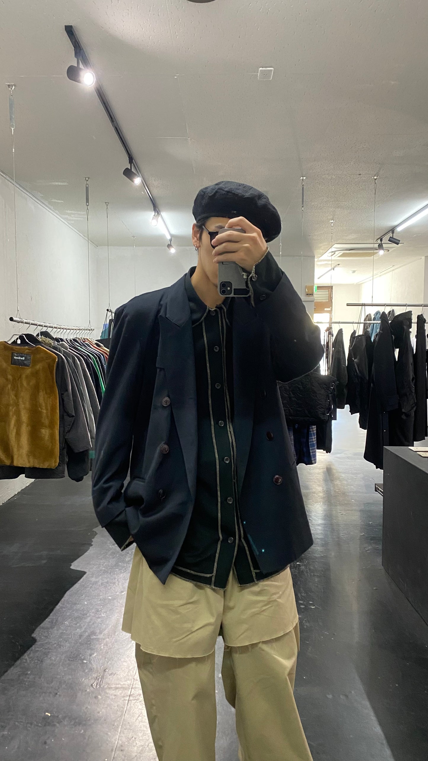 wool double jacket