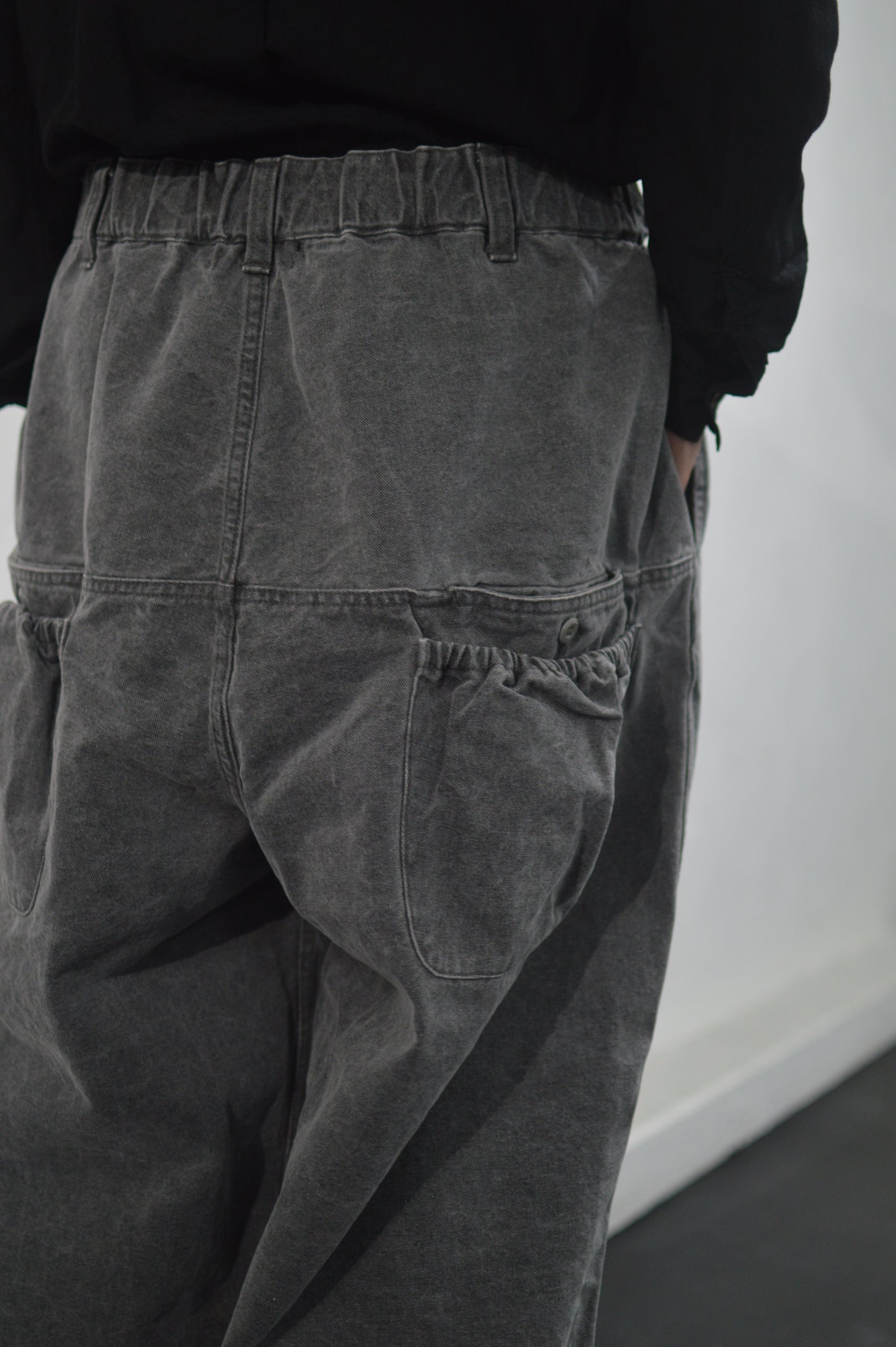 refomed FRESH MAN DUCK WIDE PANTS GRAY