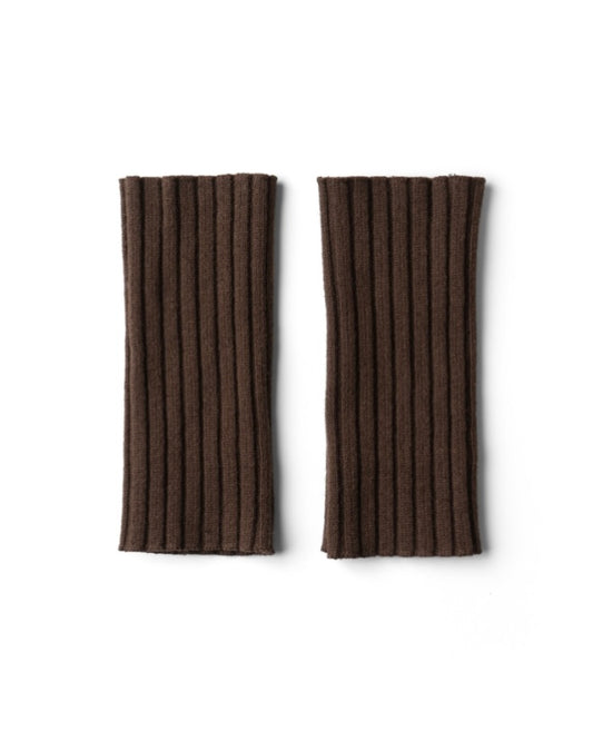 refomed ”GUNTE”　ARM WARMER BROWN