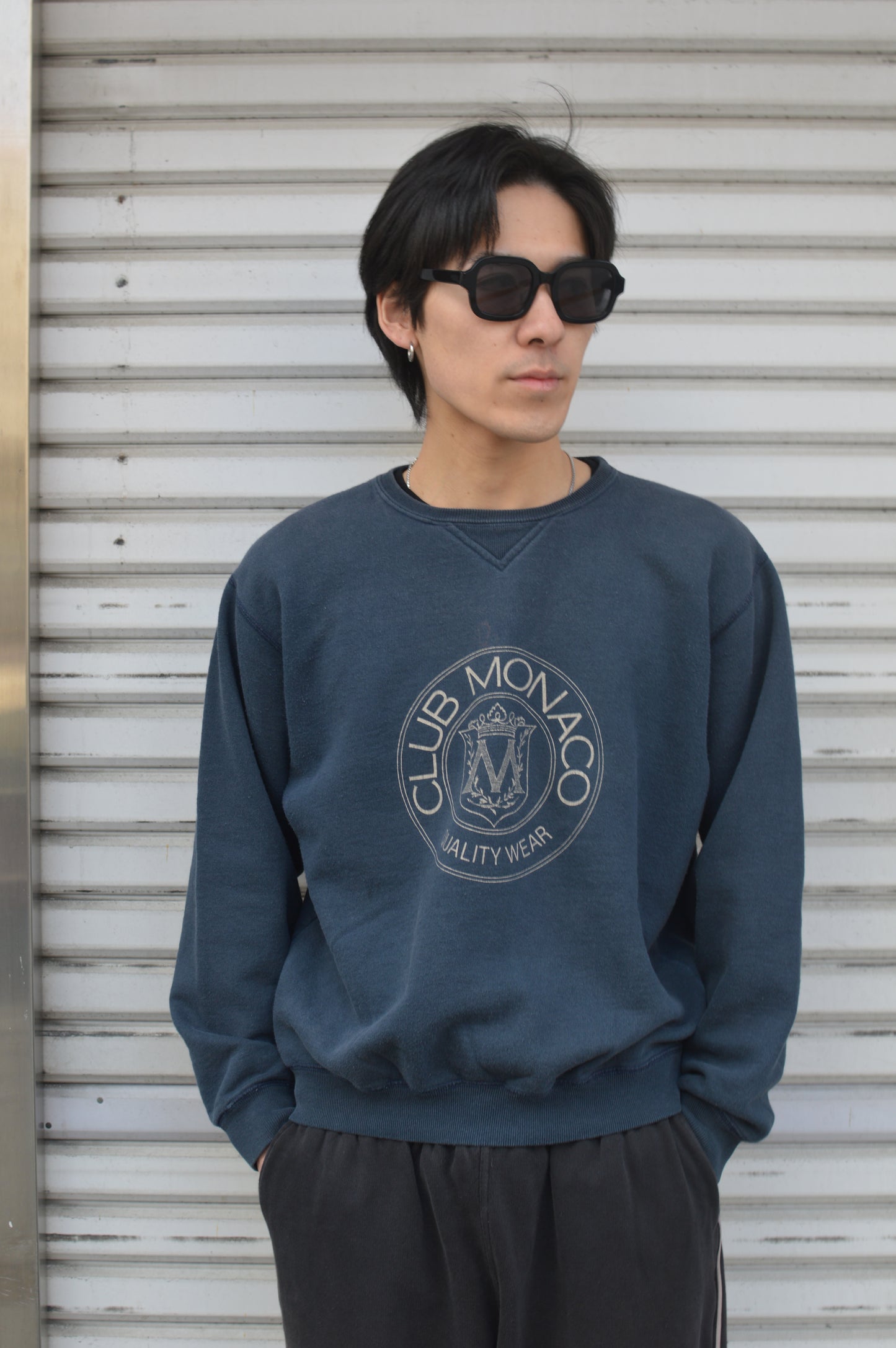 CLUB MONACO logo sweat