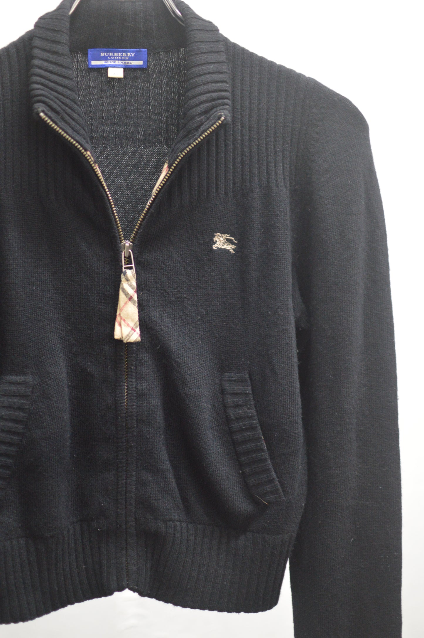 Burberry short length zip knit