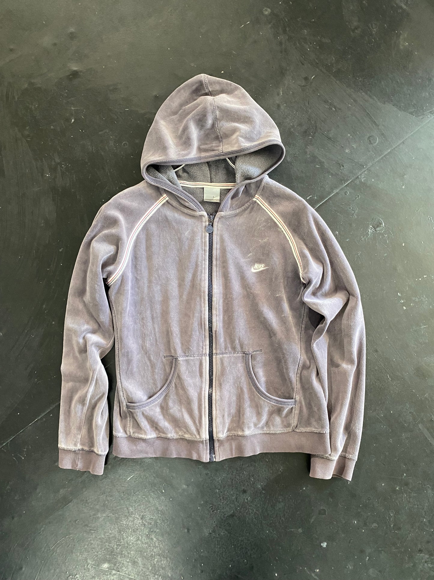 NIKE velours zip hoodie