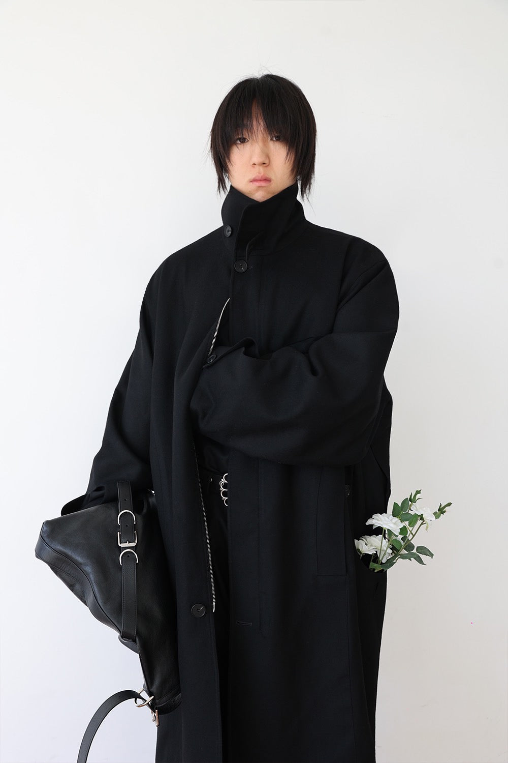 side.service Tear Long Coat