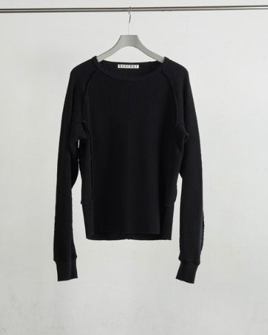 NVRFRGT WAFFLE THERMAL LONG SLEEVE T‑SHIRT