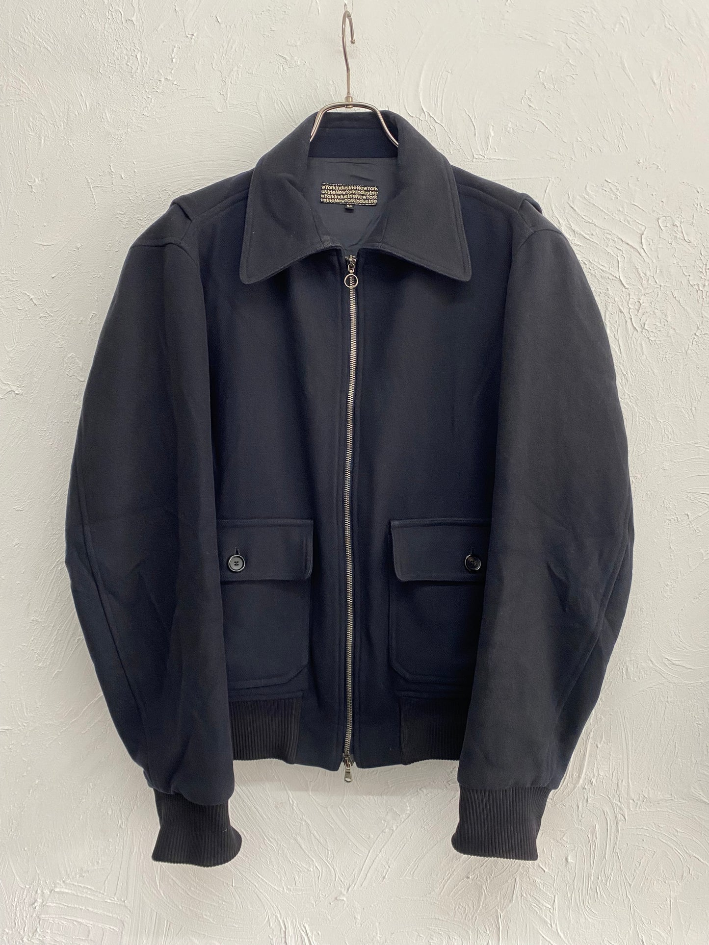 New York Industrie zip up wool blouson