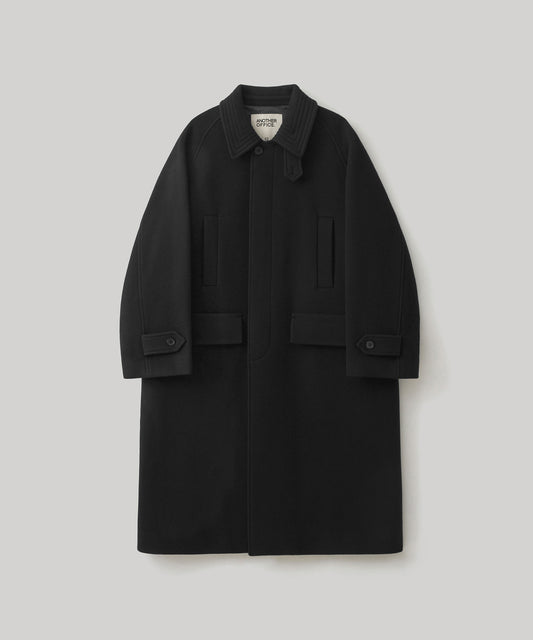 ANOTHER OFFICE Voyager Bold Balmacaan Coat