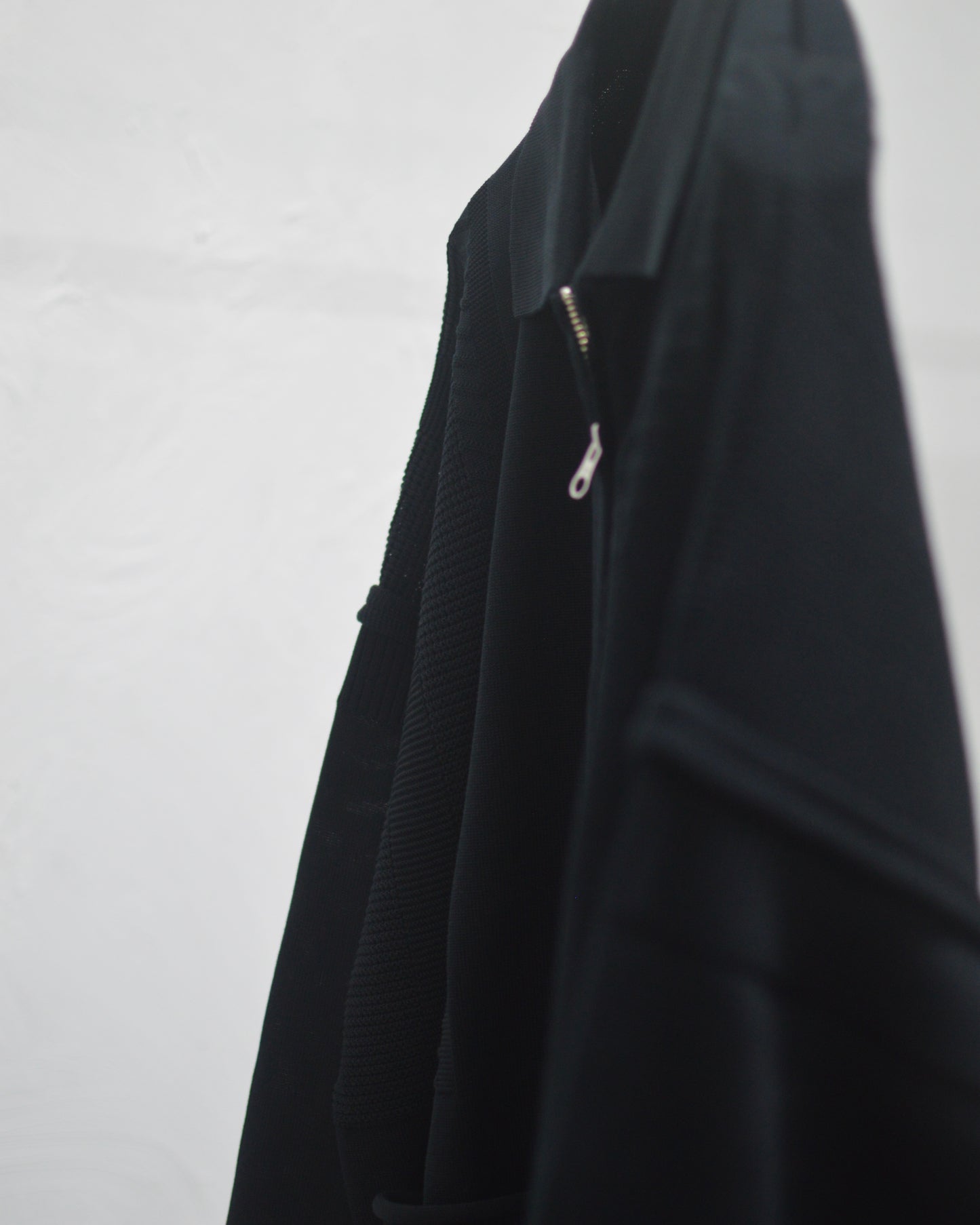 YASHIKI Akiyo Zip Cardigan BLACK