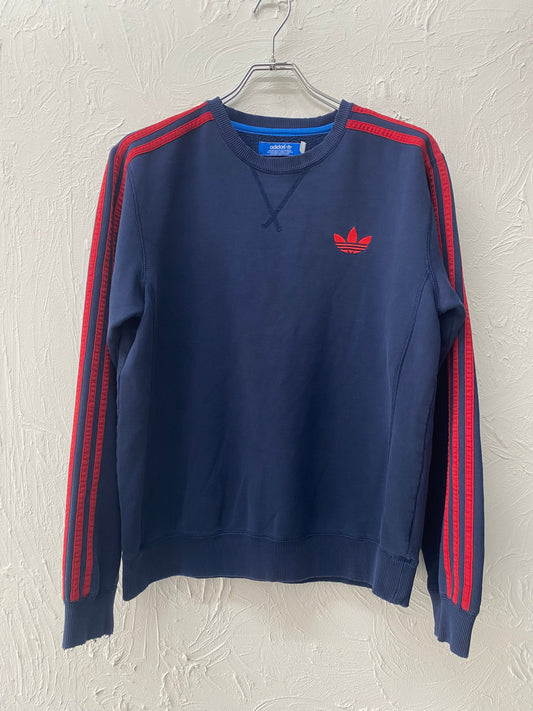 adidas trefoil logo line sweat