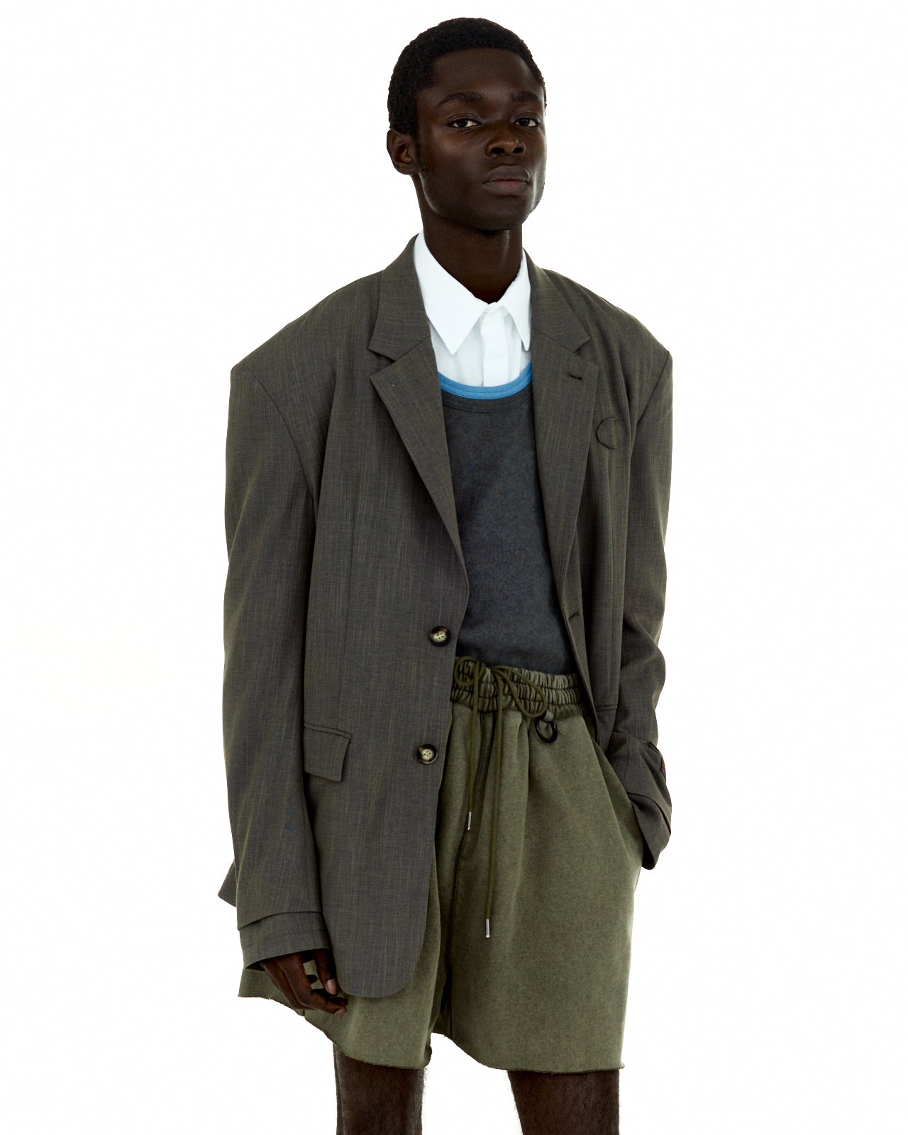 SYUMAN.Nu suit Jkt Gray