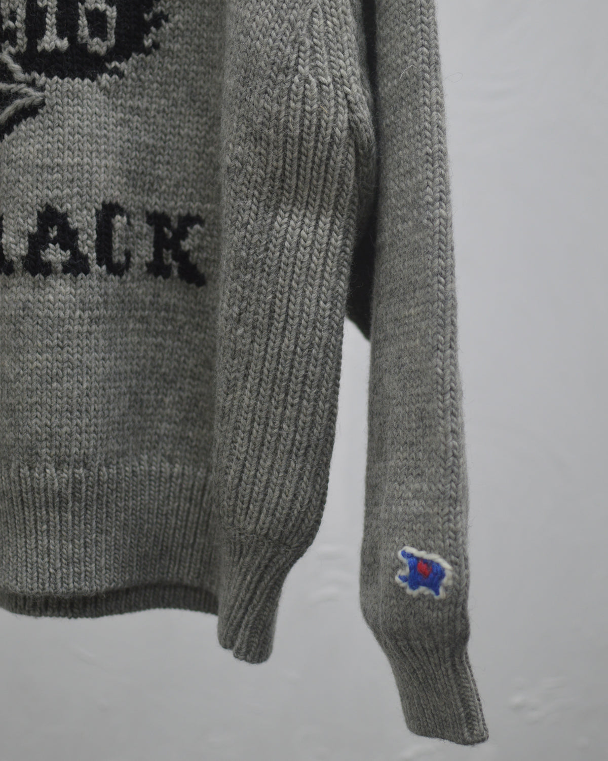 RICE NINE TEN HOME MADE KNITTING SWEATSHIRT