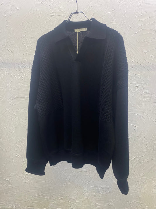 YASHIKI Hatsuyuki Knit BLACK