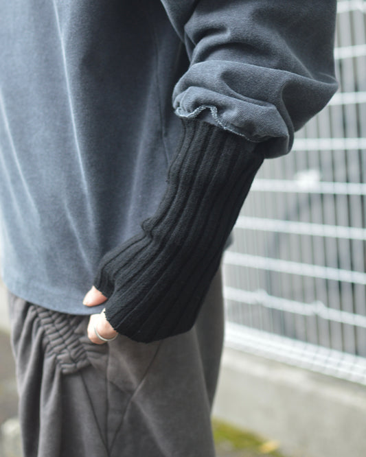 refomed ”GUNTE”　ARM WARMER BLACK