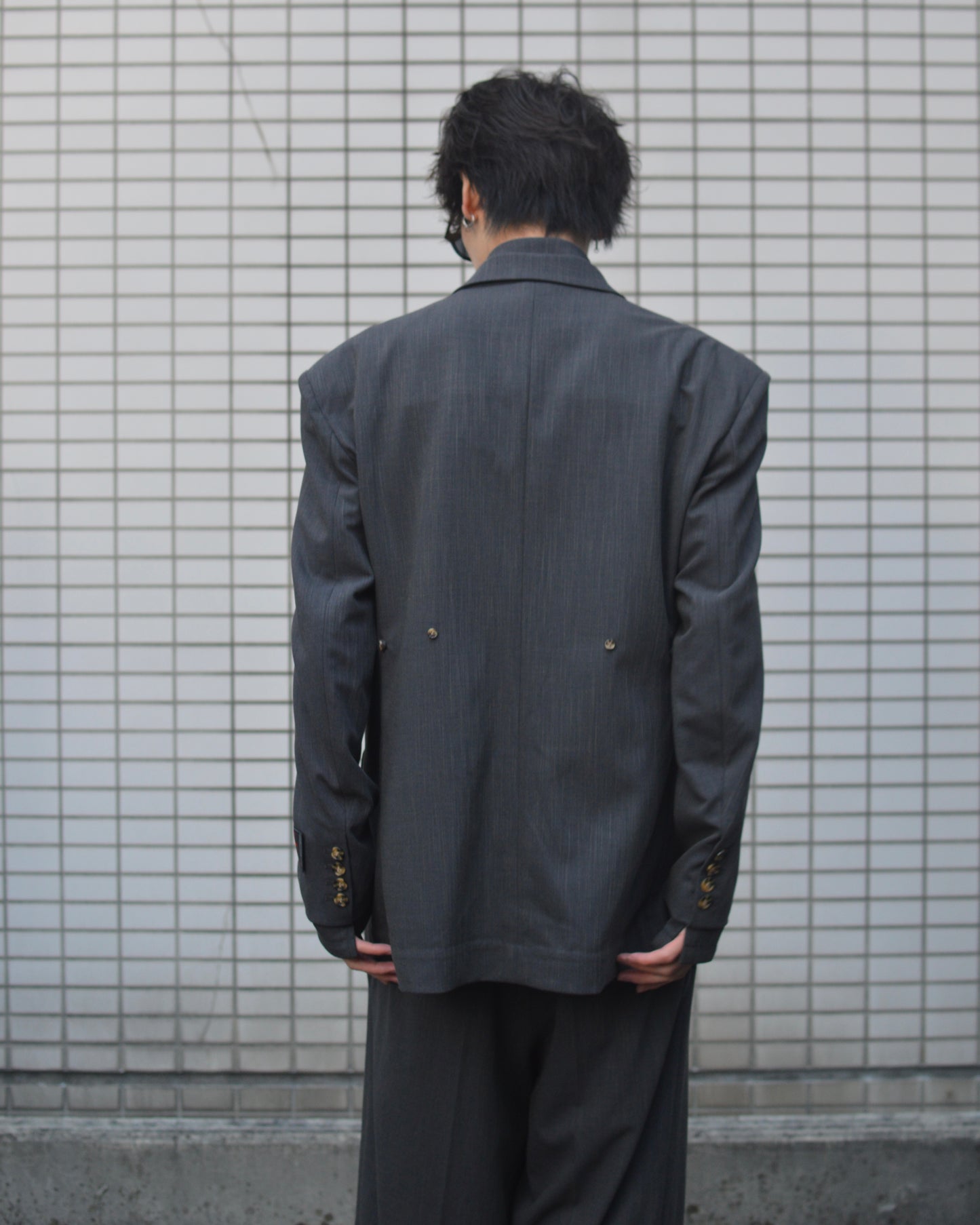 SYUMAN.Nu suit Jkt D.Gray