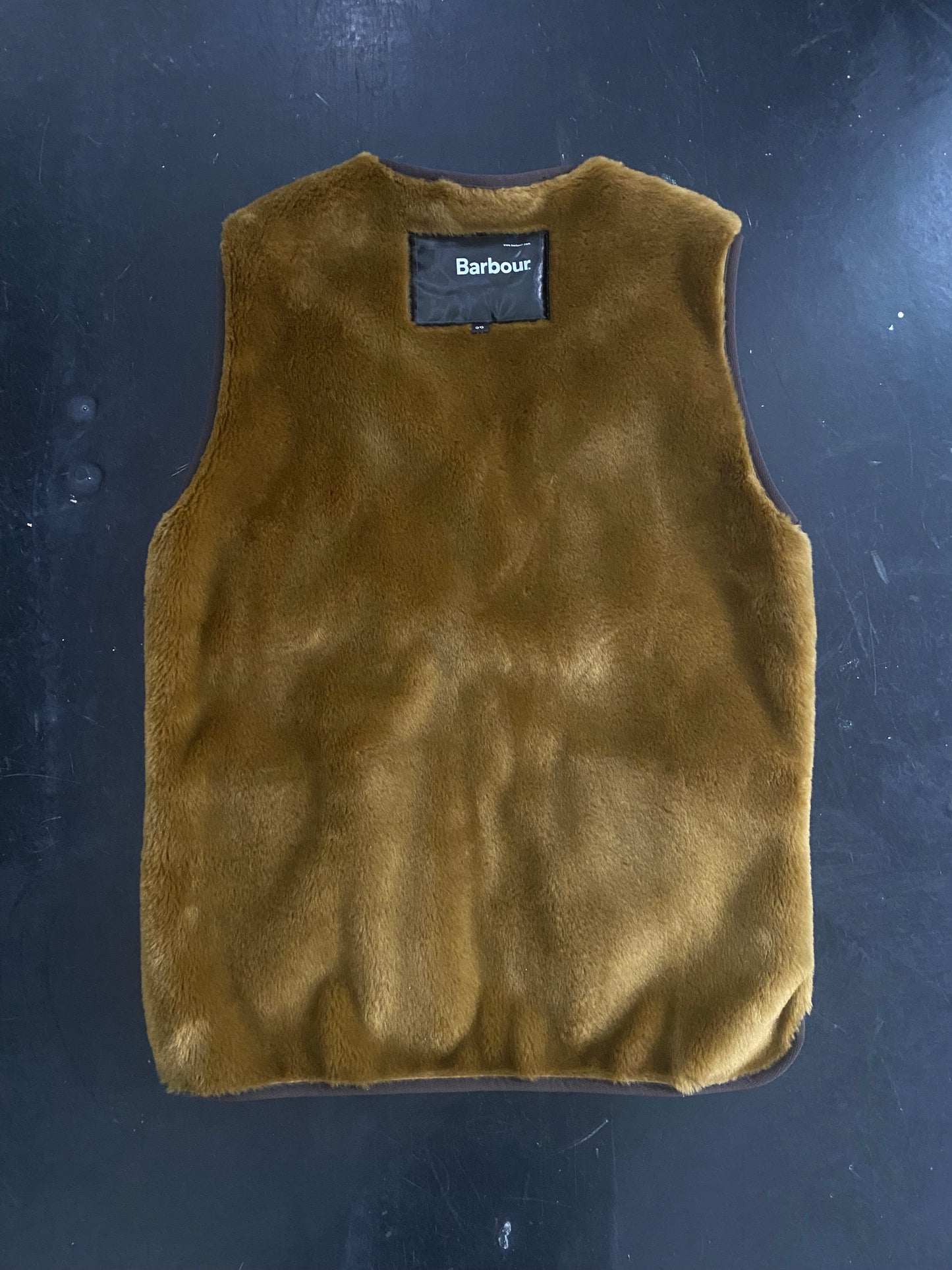 Barbour reversible fur vest