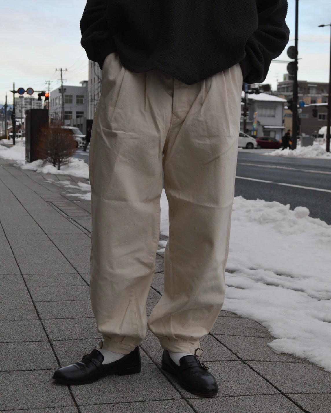 refomed KATSURAGI DENIM KNICKERBOCKERS