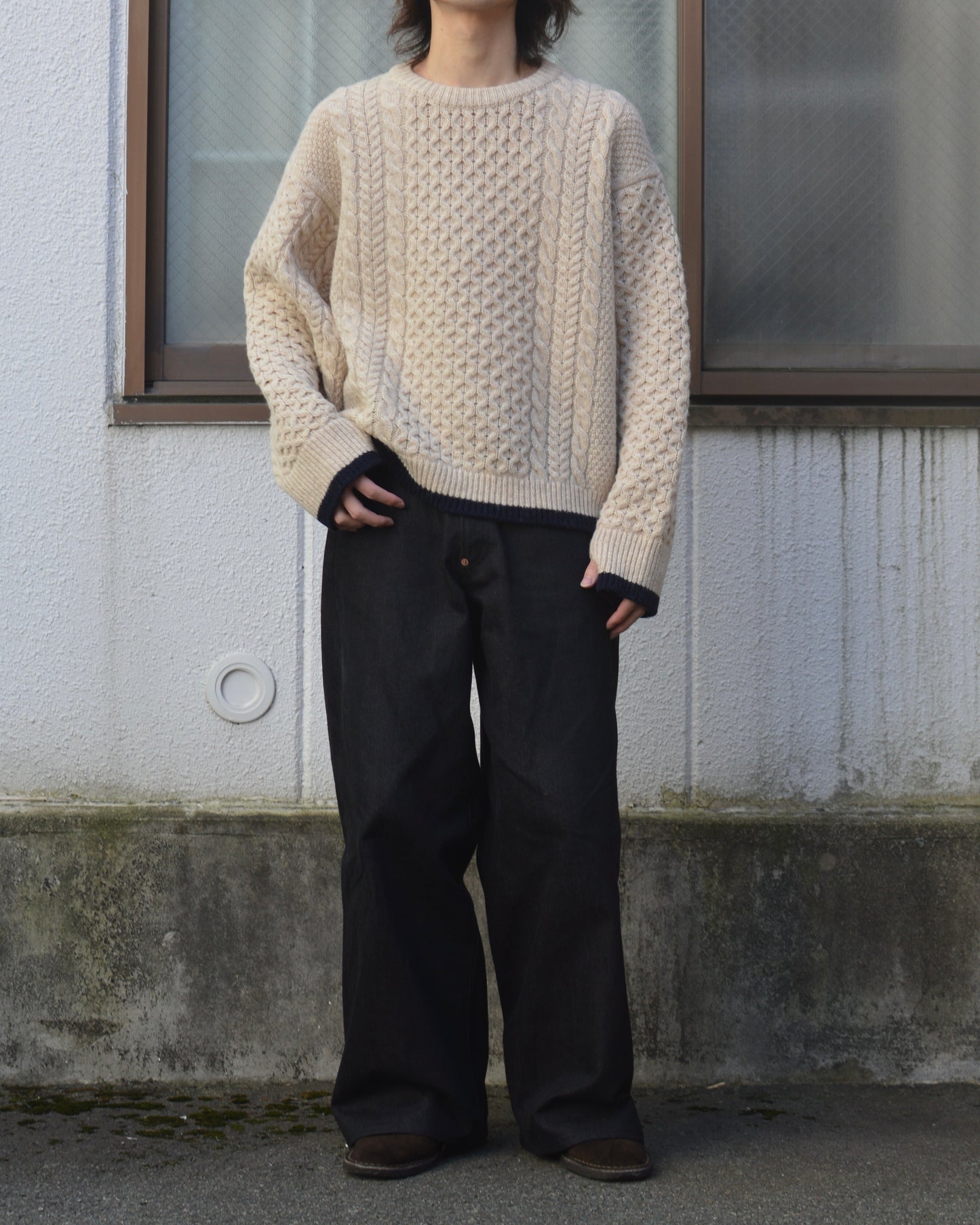 refomed "GUNTE" KNIT SWEATER 0FF