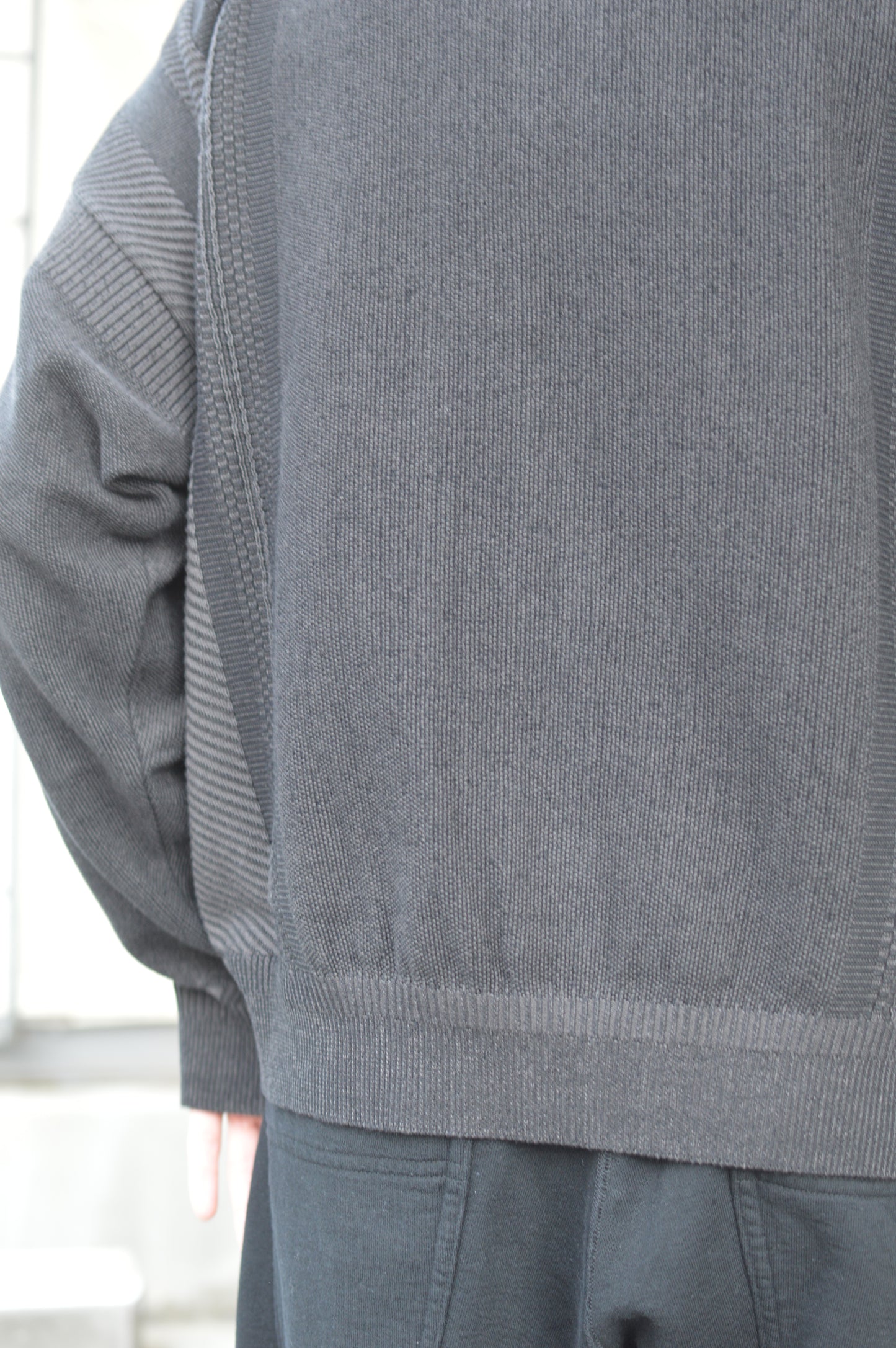 YASHIKI Kokuu Collar Cardigan BLACK