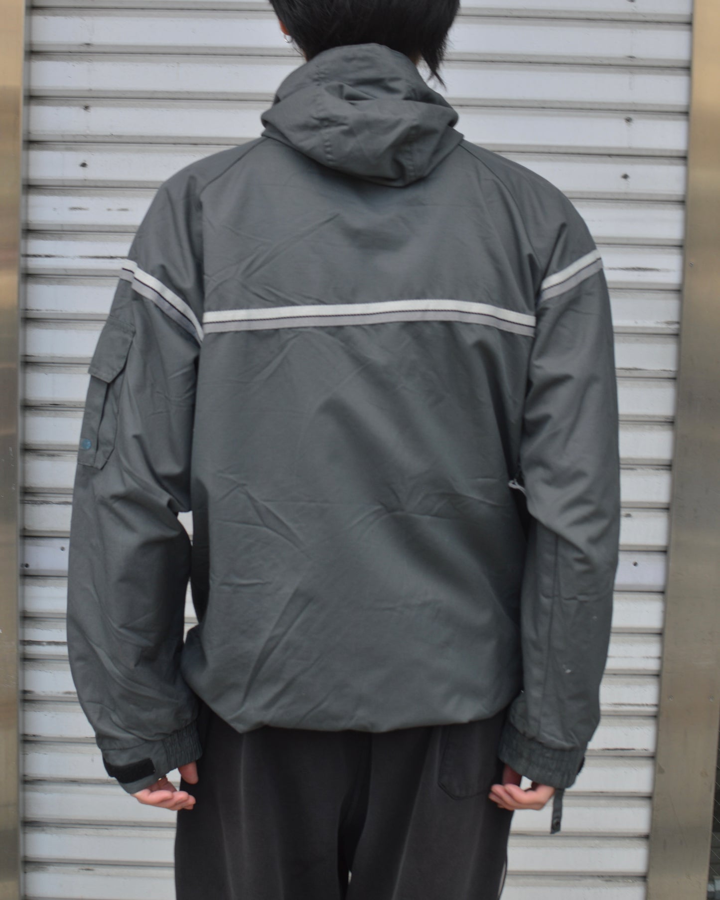 nylon weather parka