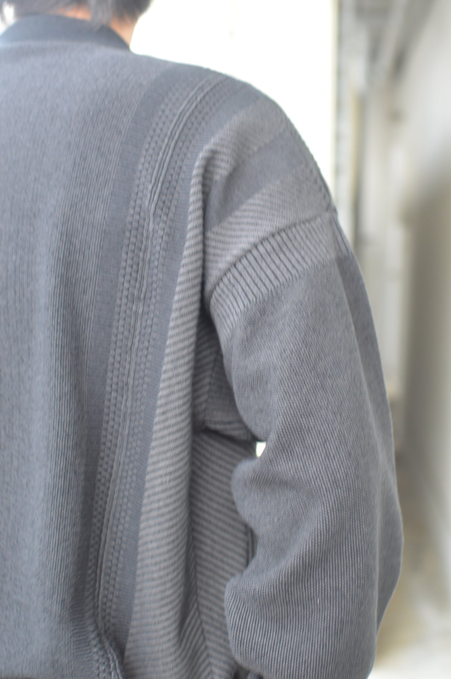 YASHIKI Kokuu Collar Cardigan BLACK