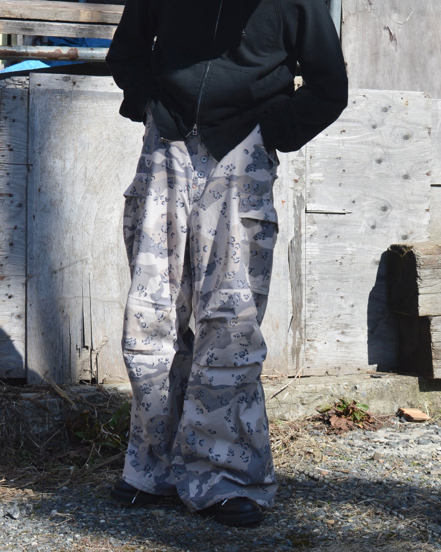 SUGARHILL CHOCOCHIP CAMO CARGO PANTS