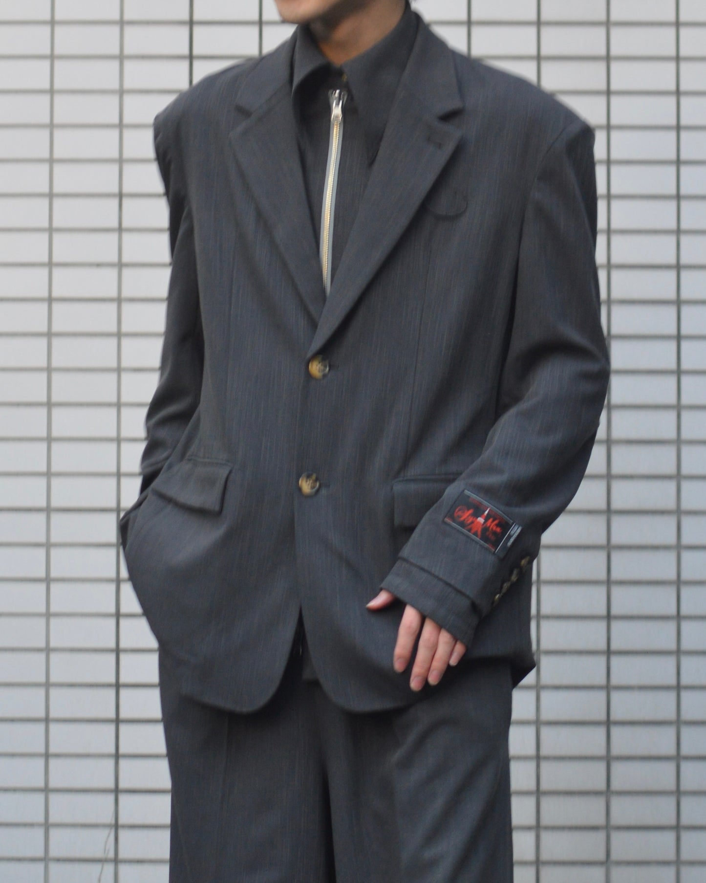 SYUMAN.Nu suit Jkt D.Gray