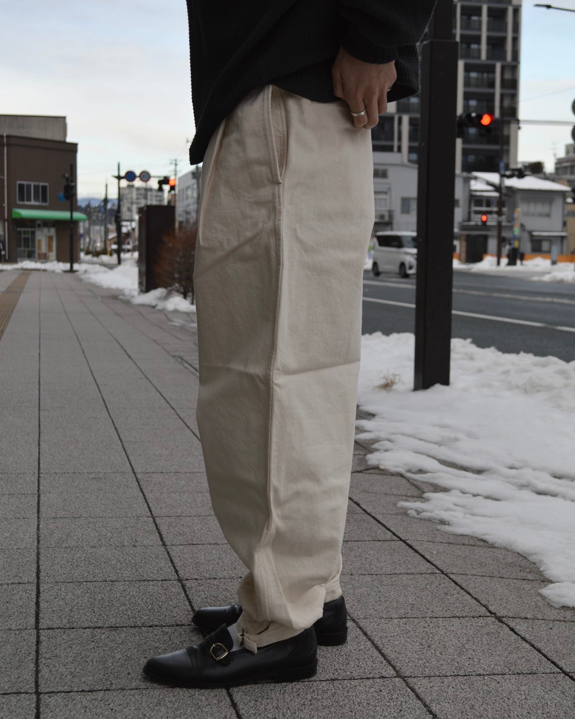 refomed KATSURAGI DENIM KNICKERBOCKERS