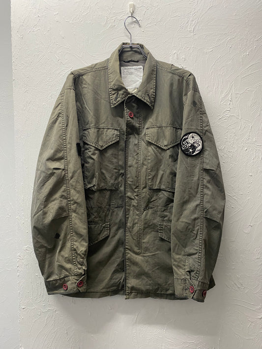 90s stussy military jacket