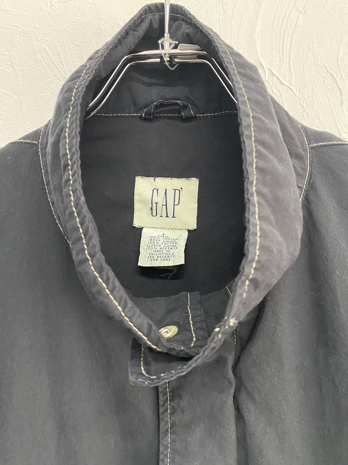 GAP stitch stand collar blouson