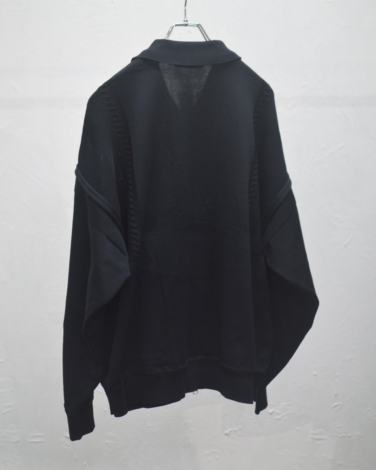 YASHIKI Akiyo Zip Cardigan BLACK