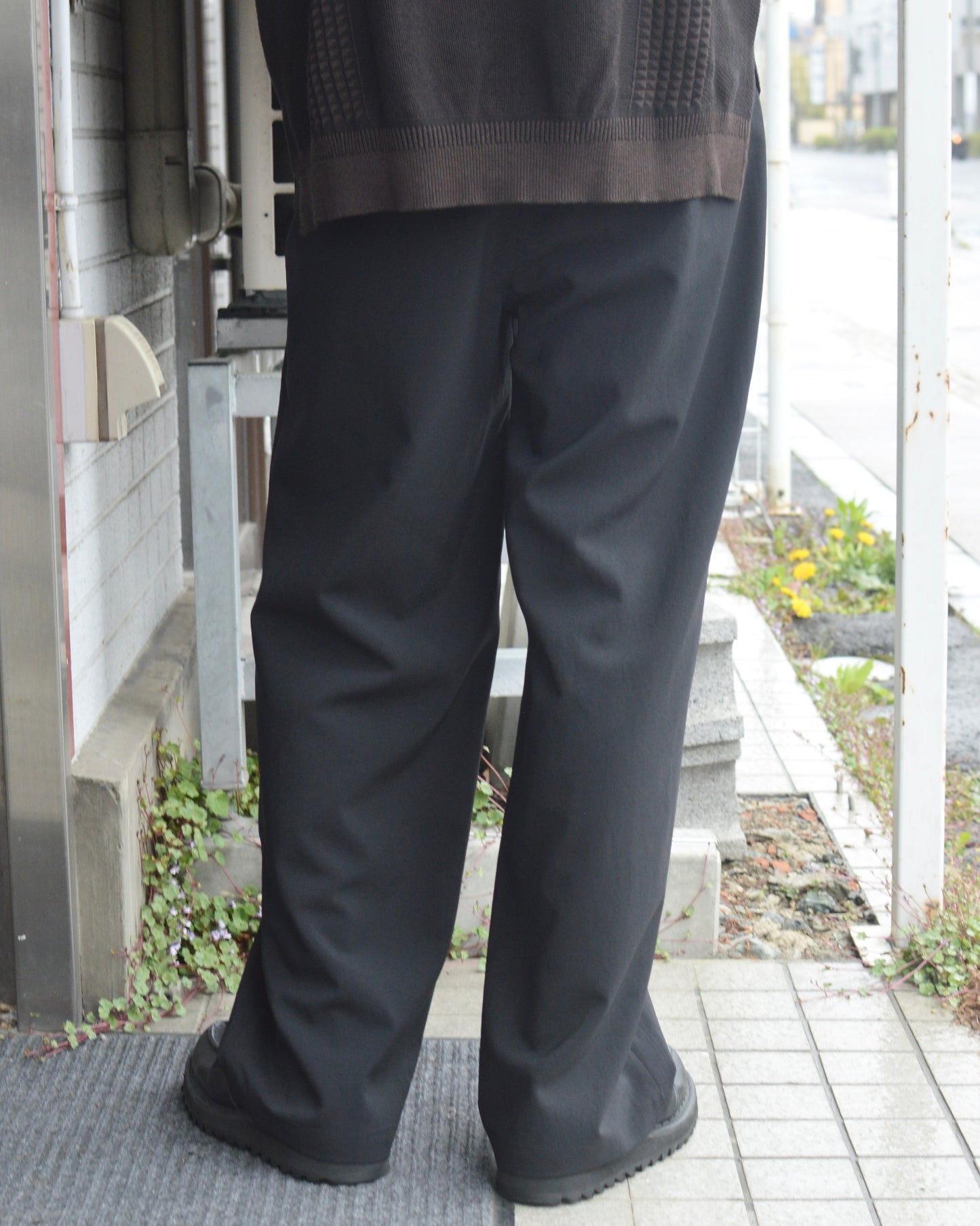 SAYATOMO 2-Tack Wide Slacks