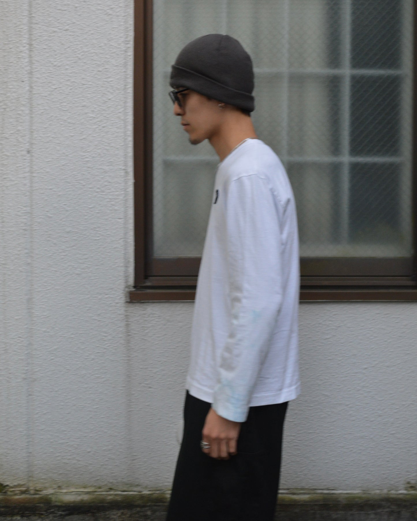 PLAY COMME des GARCONS BLACK HEART WAPPEN LS TEE