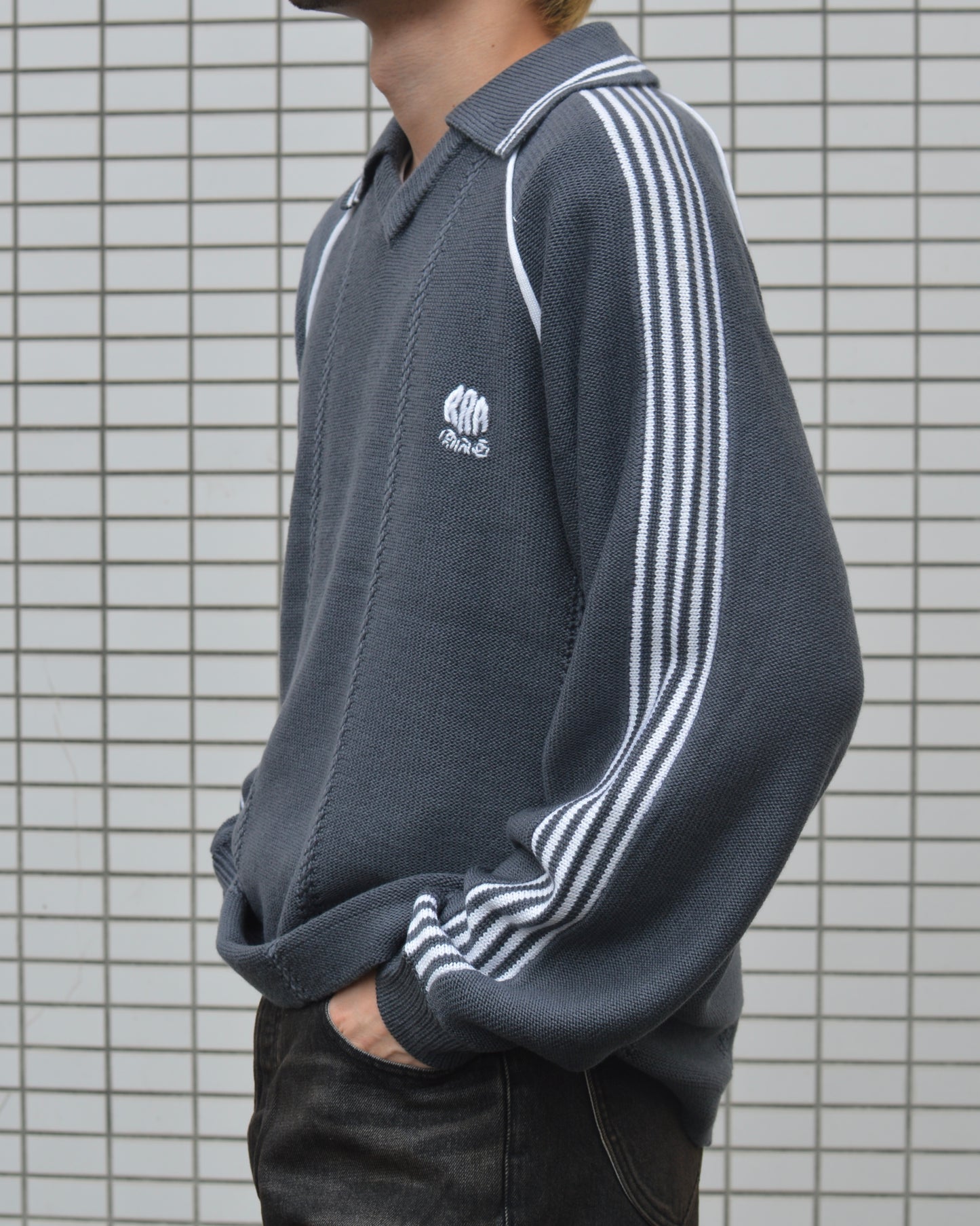 RICE NINE TEN / KNITTING GAME SHIRT