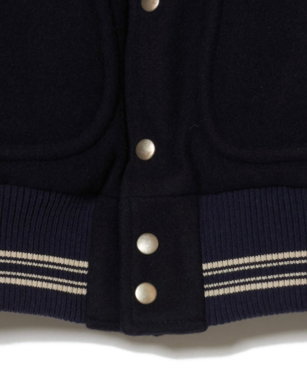 WOOL MELTON STADIUM JACKET