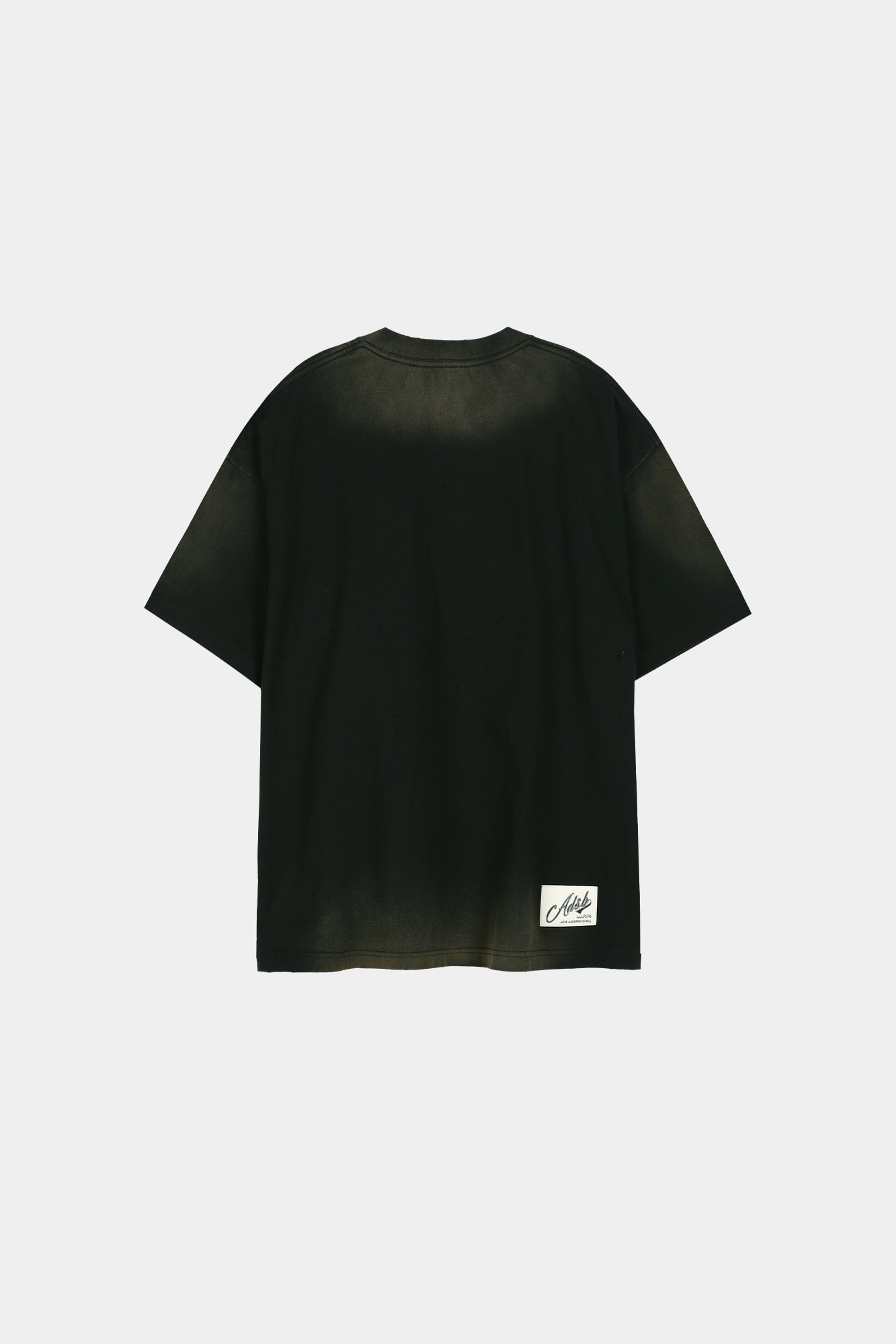 ADSB / UNISEX SPRAY WASHED HEART MESSAGE T-SHIRT