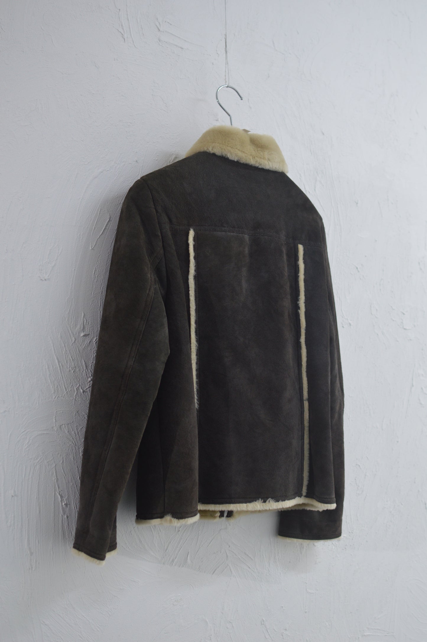 pig leather suède jacket