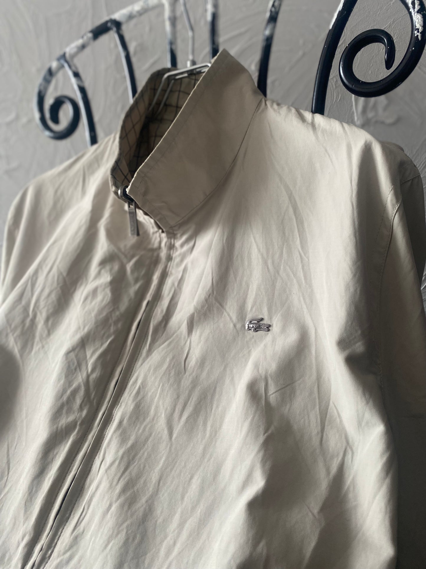 LACOSTE reversible stand jacket