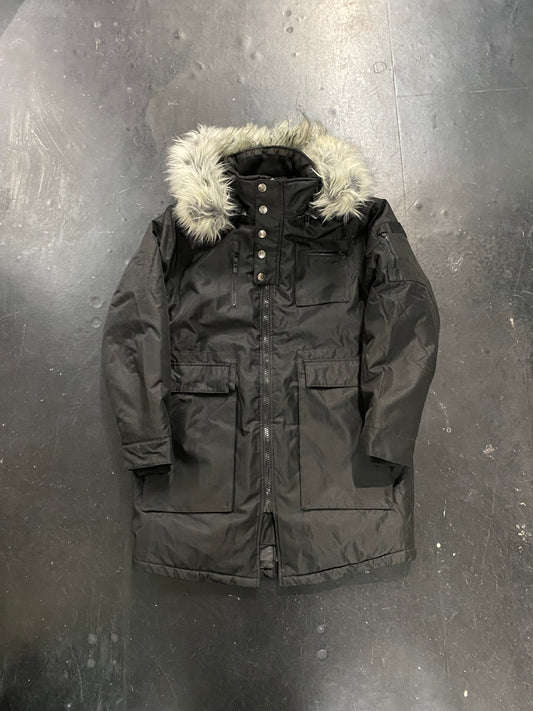 weather hooded parka