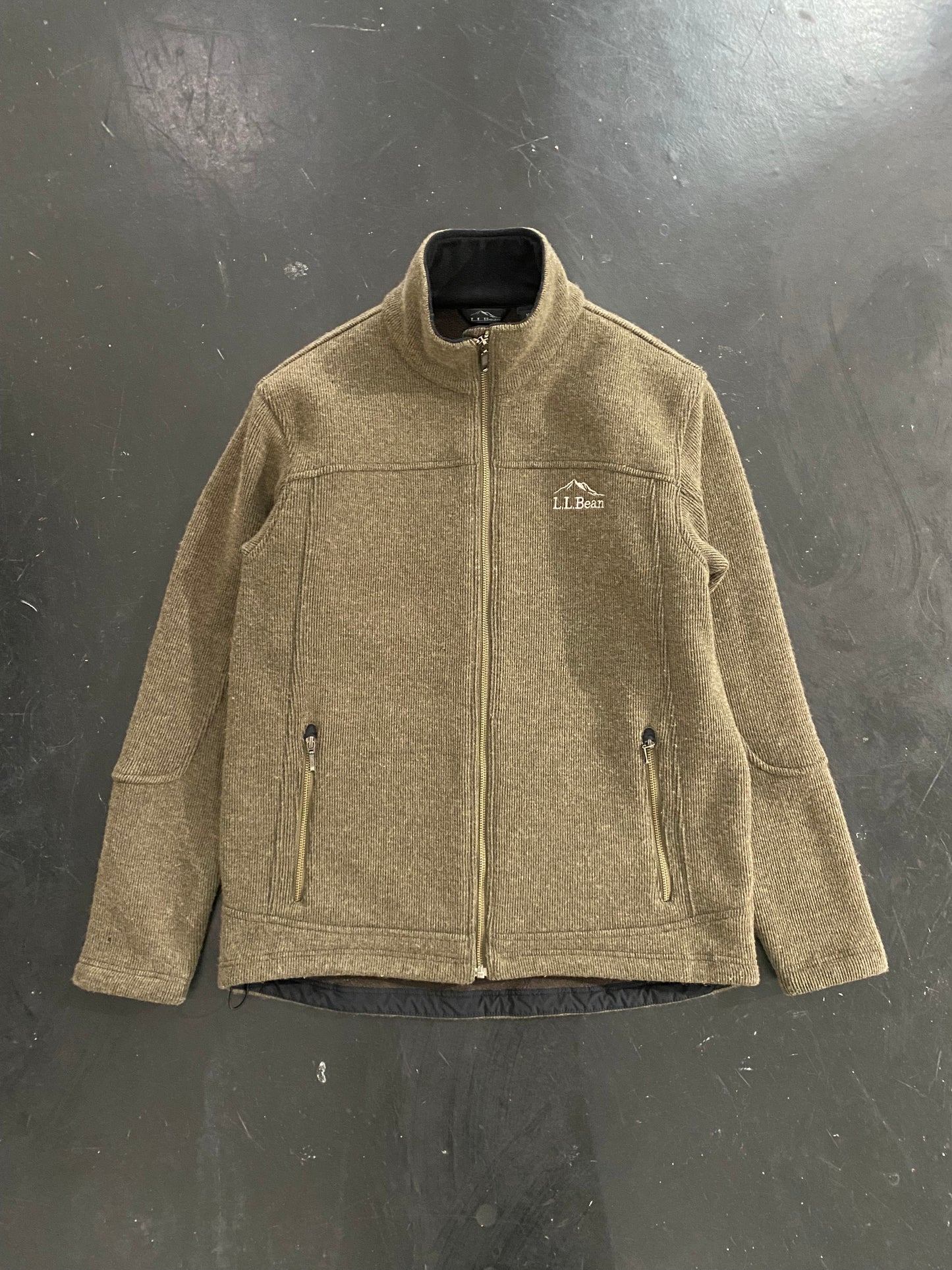 L.L.Bean wool blend fleece jacket