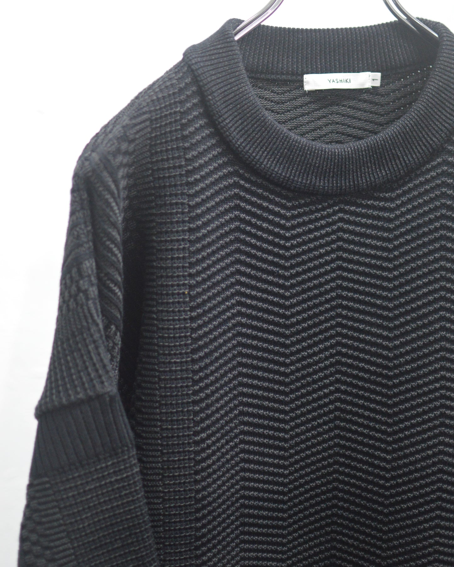 YASHIKI Yunagi Knit BLACK