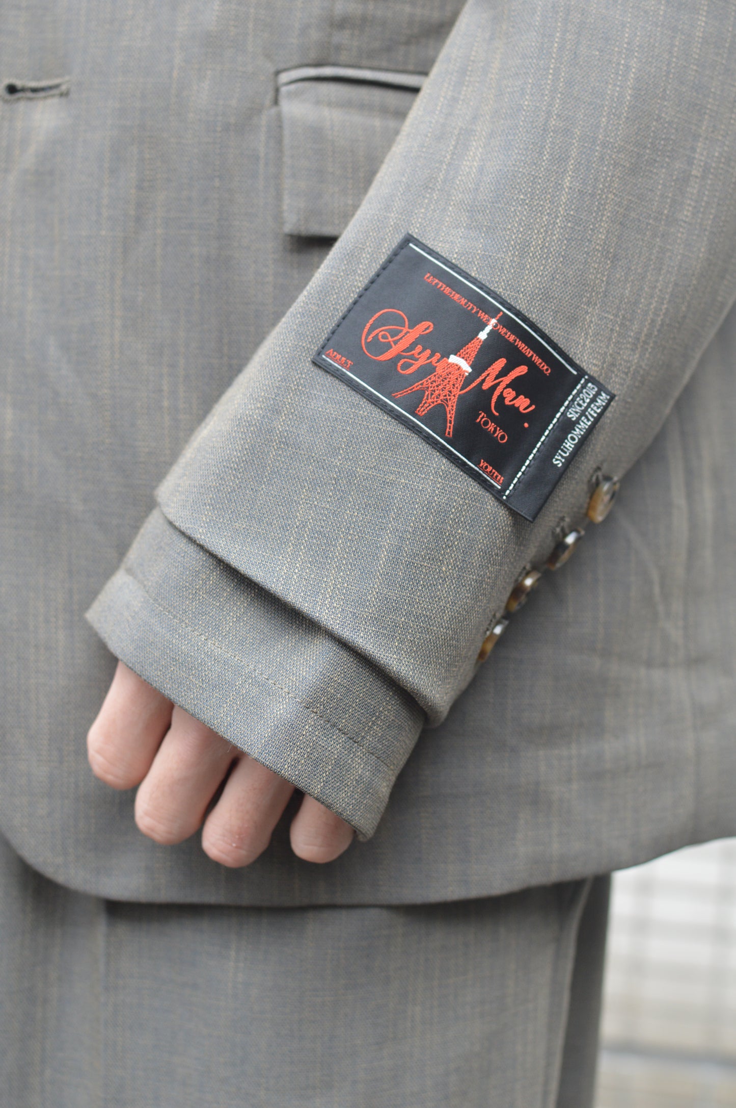 SYUMAN.Nu suit Jkt Gray